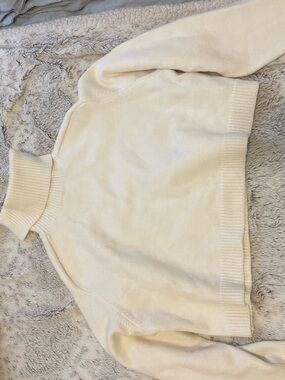Zara Cream Turtleneck Sweater - Soft Knit